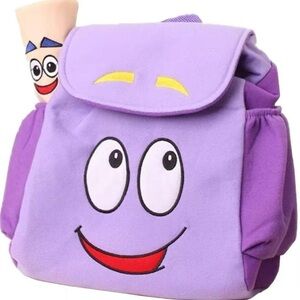 Purple Cartoon Backpack